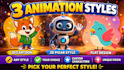 create ai animated cartoon videos