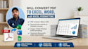do excel data entry, typing and bookkeeping in quicken