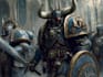 paint a grimdark sci fi commander portrait and epic fantasy character art