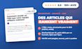 write SEO articles in french that rank, human proofread