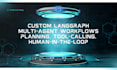 build a custom mcp server and langgraph multi agent systems