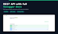build fastapi rest API for your app