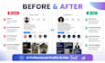 do social media account cleanup and profile optimization