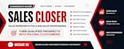 be your commission based sales closer, sales representative and b2b sales expert