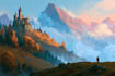 design amazing fantasy landscape