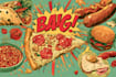 draw food pop art