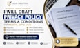 draft privacy policy terms and condition for website app and saas