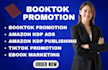 do book promotion, ebook promotion and kindle book marketing