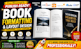 professional book formatting and layout design for draft2digital KDP ingramspark