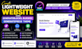 create lightweight website using generateblocks, blocksy, generatepress theme