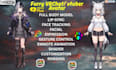 make vrchat anime avatar, furry vrm model, 3d vtuber model, tabletop vtuber,