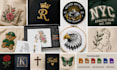 do custom embroidery design for logo, monogram, patch, applique and apparel