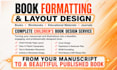 professionally format and design your book, workbook or journal