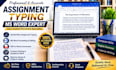 do assignment typing, ms word formatting