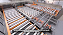create 3d industrial animation roll forming machine metal production line video