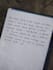 write your letters and notes by hand