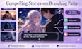 write engaging visual novel script with branching dialogue