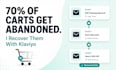 create abandoned cart email sequences in klaviyo