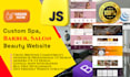 create custom barber, spa, salon and beauty website