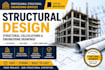 provide structural design, structural calculations and engineering drawings