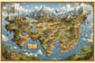 vector map illustration fantasy map design city map