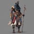 create fantasy character art for games and stories