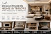 design modern home interior design with realistic 3d rendering
