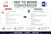do urdu english typing and PDF to word retyping accurately