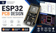 design esp32, esp8266 iot pcb layout, schematic and gerber files