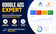 setup, manage adwords PPC campaign, google ads conversion, tracking analytics 4