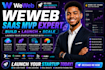 build weweb saas mvp startup app with xano supabase airtable API