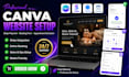 build canva website embed stripe payment fix spa salon booking form appointment