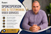 create authentic ugc and spokesperson videos
