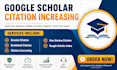 increase google scholar citation,write backdated and publish research articles