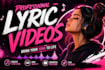 create an animated lyric video for your song