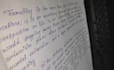 handwrite notes, letters, documents