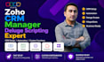 be your zoho CRM manager and deluge scripting expert