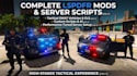 create custom lspdfr mods and server script
