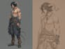 draw a fantasy sketchy illustration