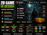 create stunning 2d game UI and mobile game assets