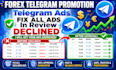 fix telegram ads, setup highly effective telegram ads, grow telegram subscribers
