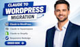 migrate clone convert lovable claude ai code HTML website to wordpress shopify