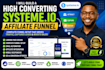 build a high converting systeme io affiliate sales funnel
