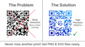 design two custom professional static qr code with your logo