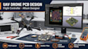design uav drone flight controller pcb using altium