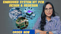 design esp32, stm32, arduino, iot pcb for smart home robotics and wearable tech