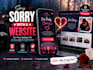 create a romantic proposal landing page fast