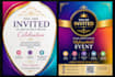 create luxury wedding invitation card design