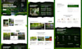 design landscaping and gardening website in figma