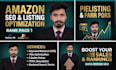 do amazon SEO listing optimization and helium 10 keyword research